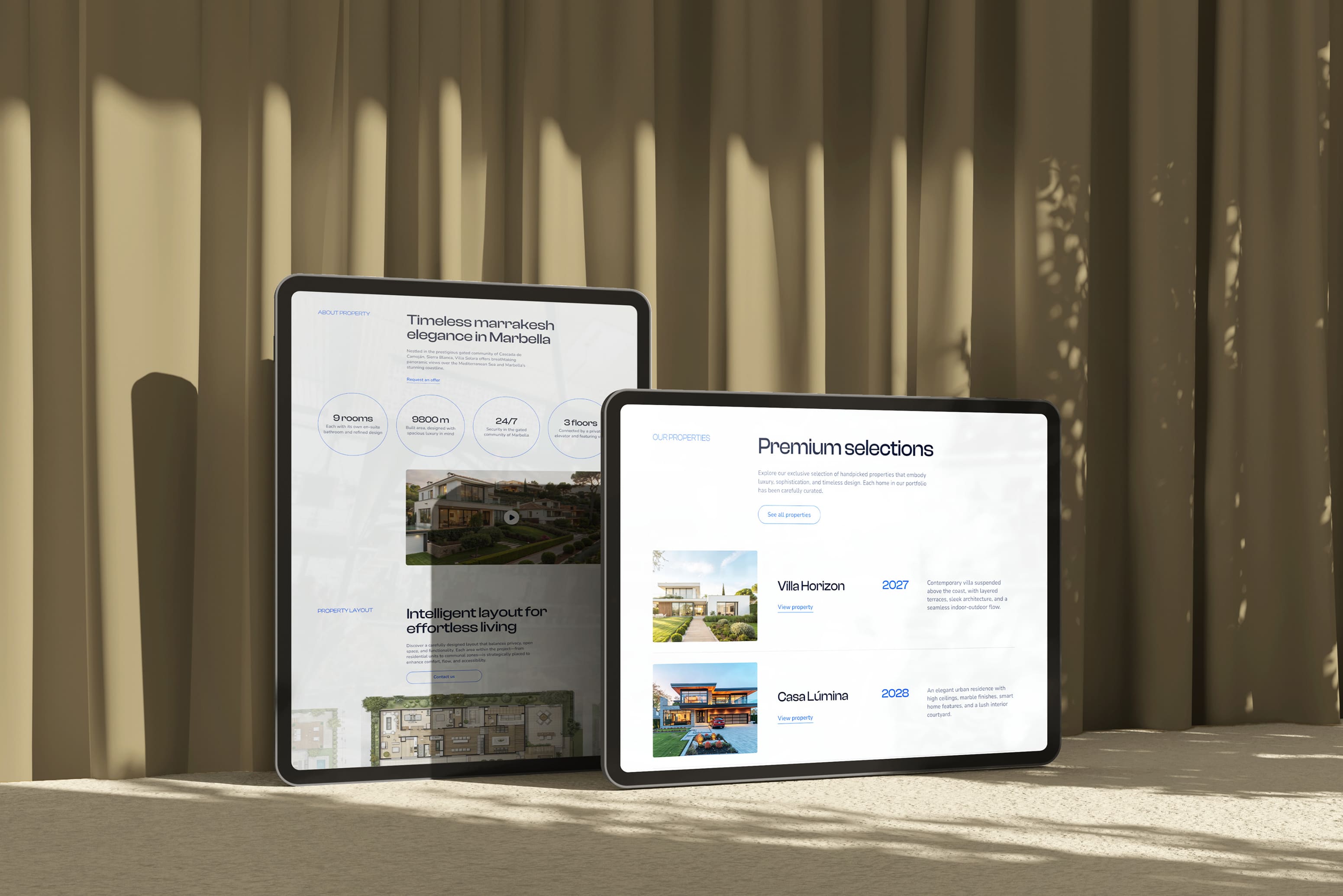 real estate mockup