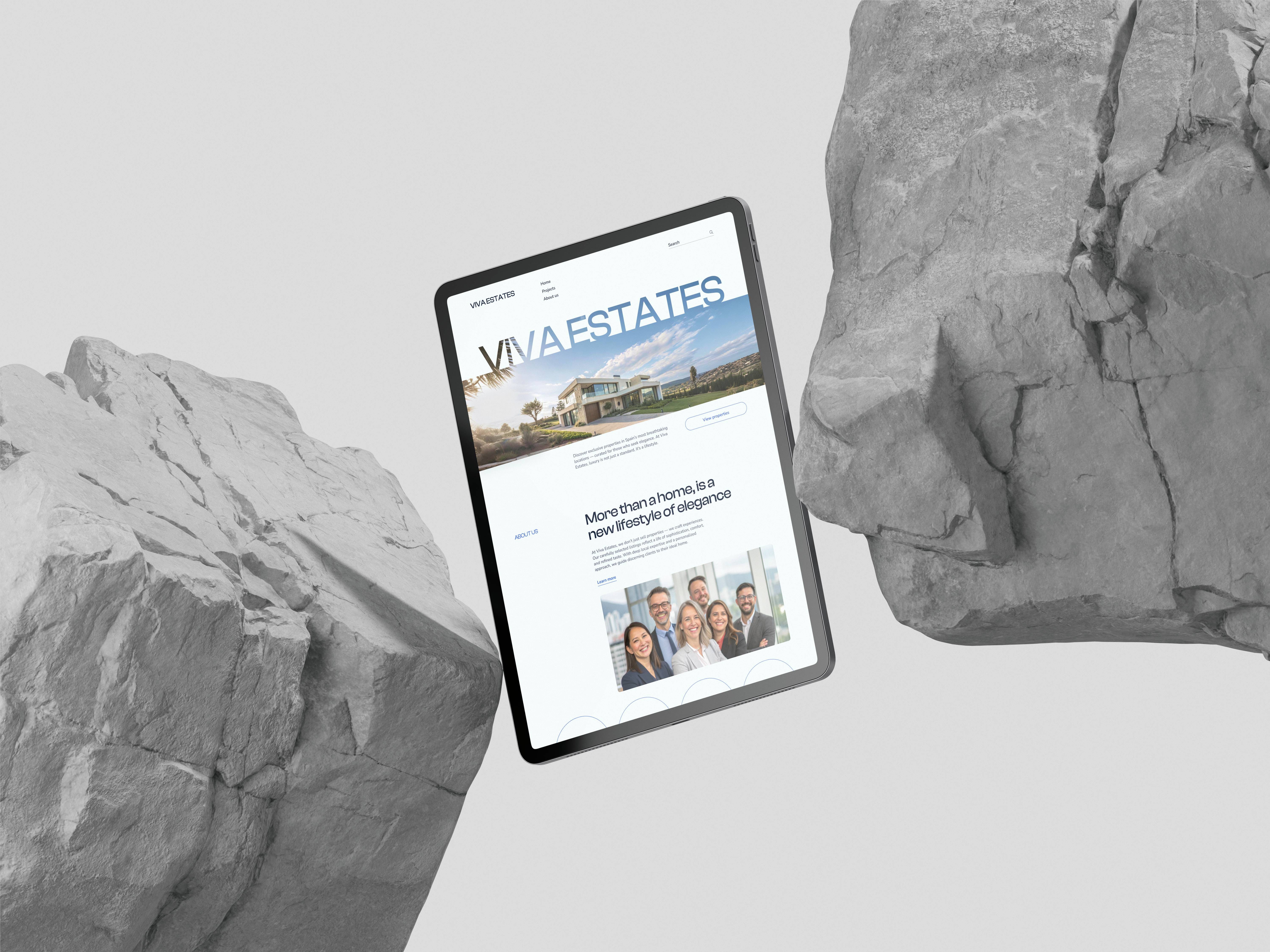 real estate mockup